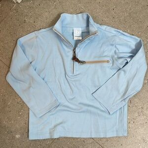 Light Blue Bella Bliss Boys Quarter Zip size 7